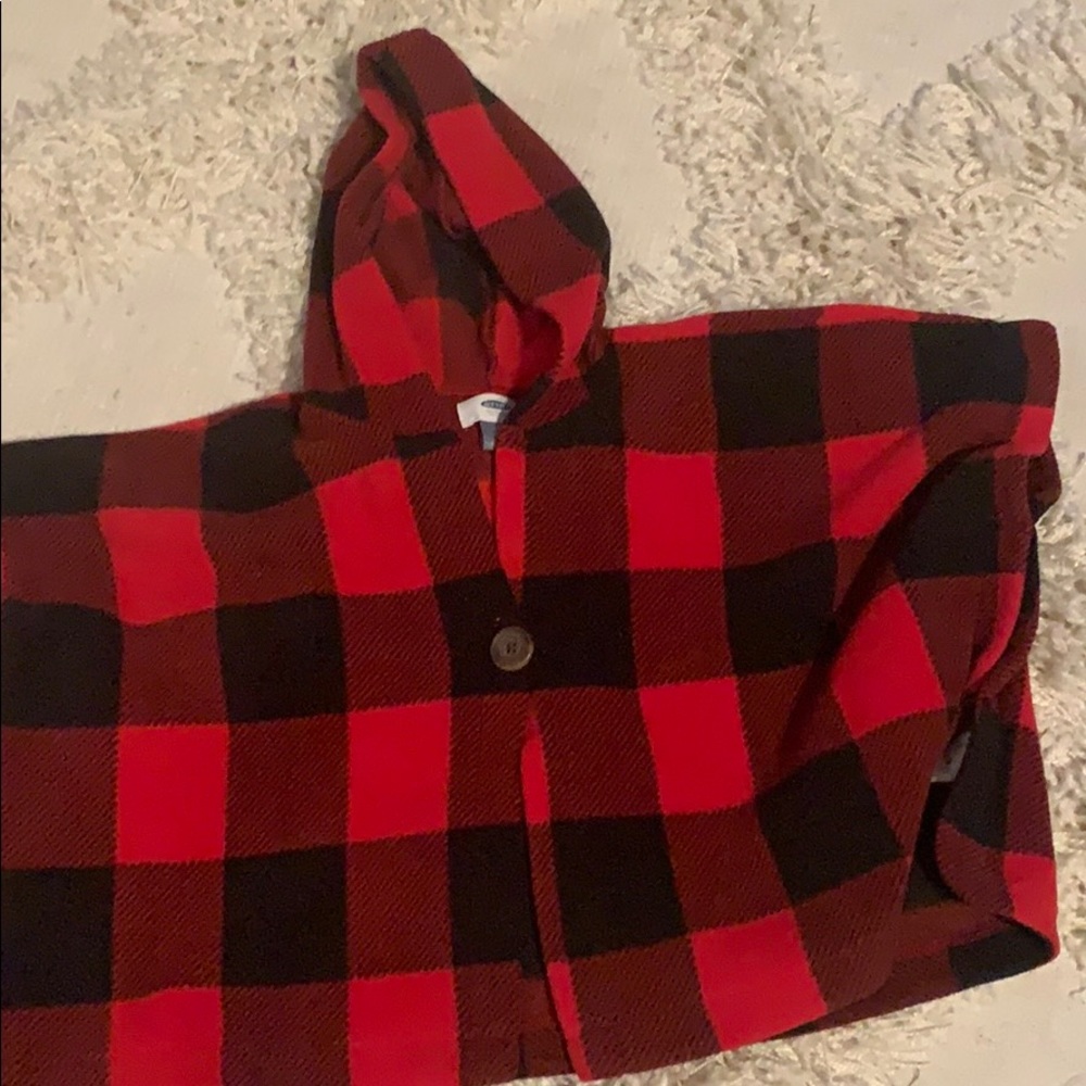 Plaid cape